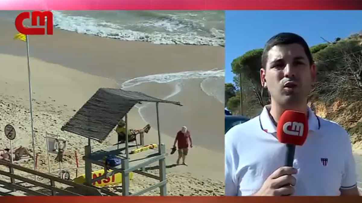 Nadador-salvador esfaqueado na Praia da Falésia em Albufeira