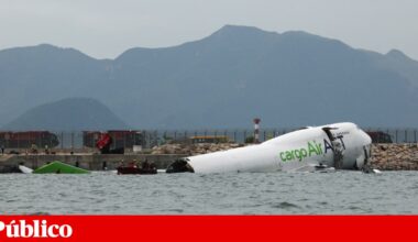 Avião de carga sai da pista e mata dois trabalhadores do aeroporto de Hong Kong | Aviação