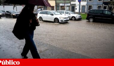 Chuva e vento forte levam aviso amarelo a oito distritos em Portugal continental | Meteorologia