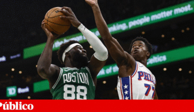 Neemias Queta em grande plano no regresso da NBA, com 17 pontos em 25 minutos | Basquetebol