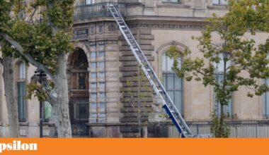 Louvre: empresa usou foto do dia do roubo para promover os seus elevadores? Verdade | Verdadeiro