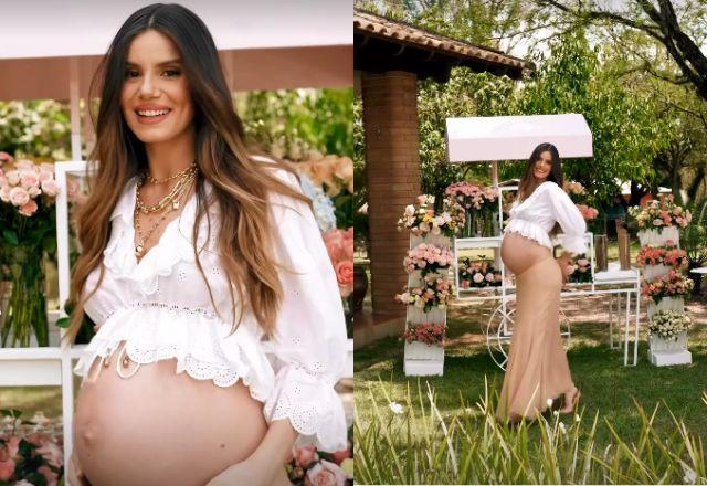 SBT TV | Camila Queiroz celebra chá de bebê em clima romântico com Klebber Toledo