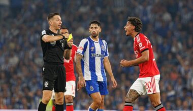 FC Porto-Benfica: a nota da FPF à equipa de arbitragem no clássico