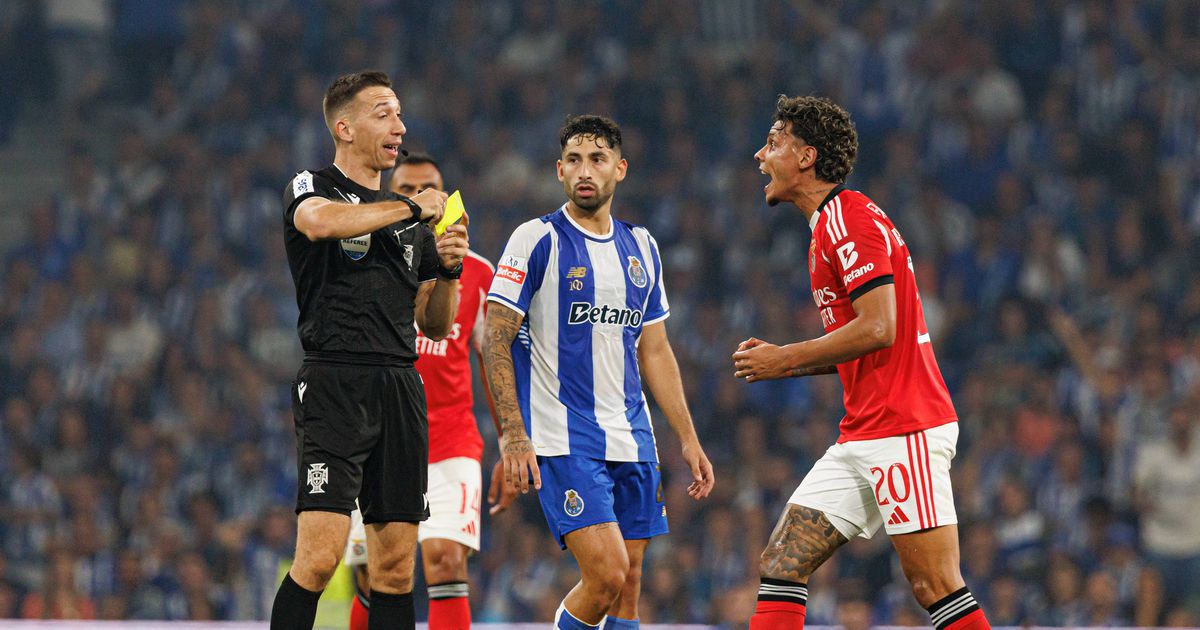 FC Porto-Benfica: a nota da FPF à equipa de arbitragem no clássico