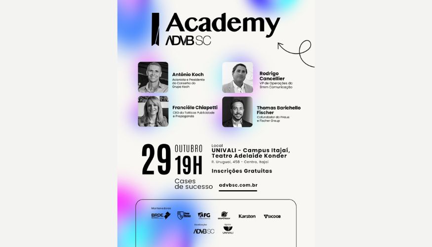 Líderes inspiram nova geração no ADVB/SC Academy