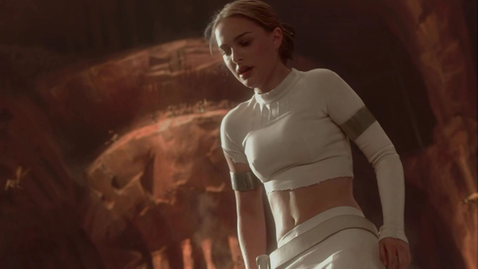 Natalie Portman como Padmé Amidala em um dos filmes da franquia 'Star Wars' — Foto: Reprodução