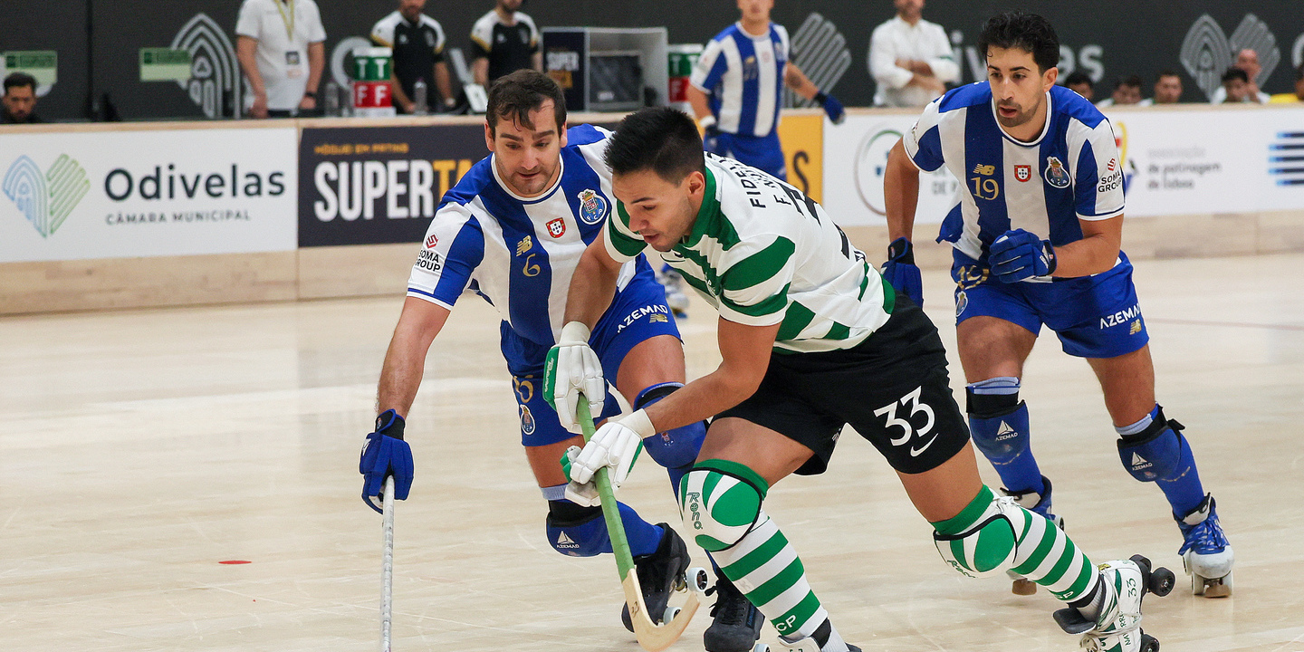 Sporting vence FC Porto por 4-3 e conquista Supertaça de hóquei em patins