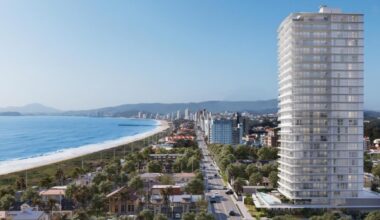 Prédio de luxo em SC tem 'asas de avião' na fachada; veja