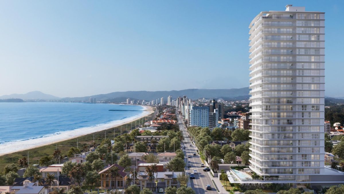 Prédio de luxo em SC tem 'asas de avião' na fachada; veja