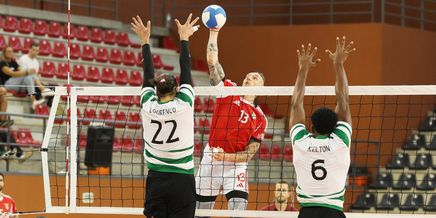 Campeão Sporting derrota Benfica e conquista Supertaça de voleibol