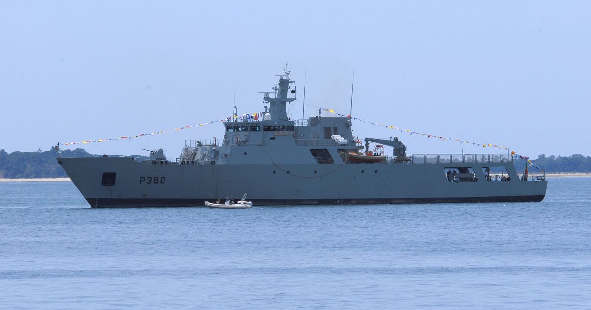 NRP Viana do Castelo, da Marinha, danifica navio com disparo acidental