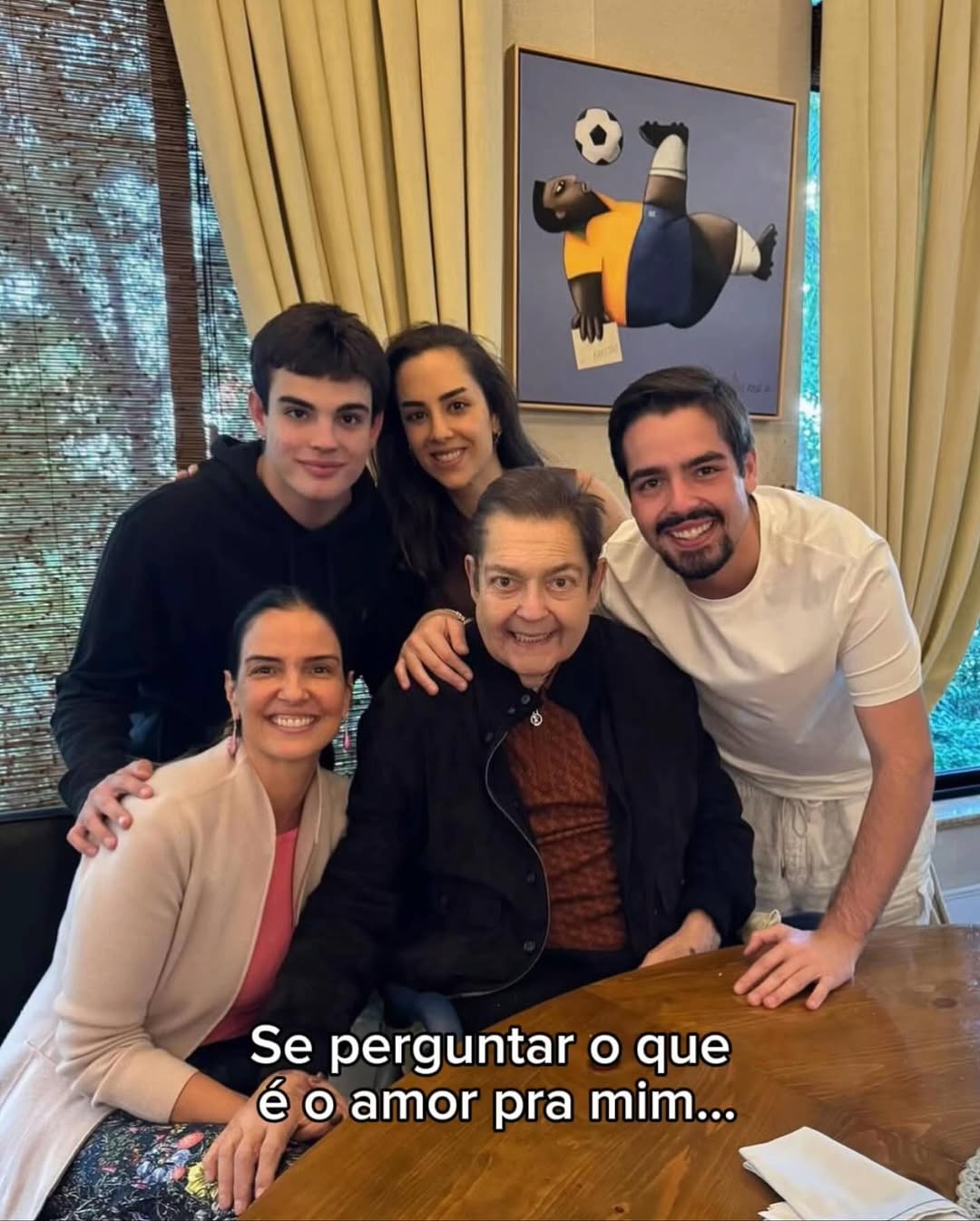 João Silva posta foto com Faustão e família — Foto: reprodução/instagram @joaosilva