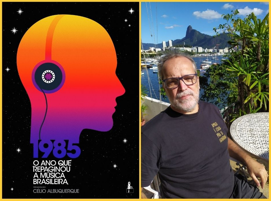 Capa do livro e Célio Albuquerque © Divulgação Capa do livro e Célio Albuquerque © Divulgação