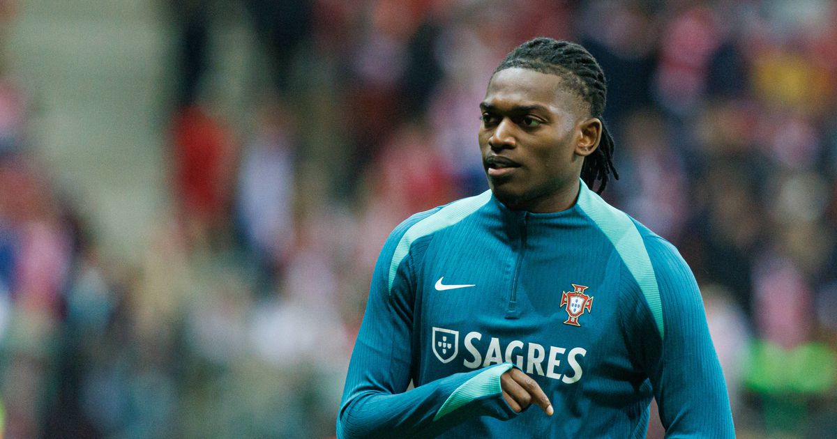 Rafael Leão dispensado da Seleção