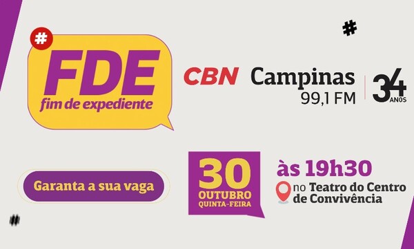 CBN comemora 34 anos em Campinas com edição especial do programa Fim de Expediente