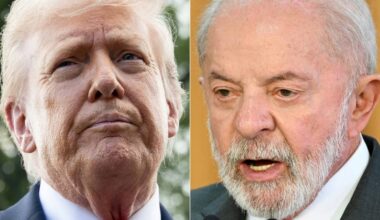 Trump diz que planeia encontrar-se com Lula durante digressão pela Ásia