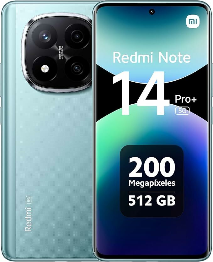 Xiaomi Redmi Note 14 Pro+ 5G, Smartphone de 12 + 512 GB, ecrã de 6,67