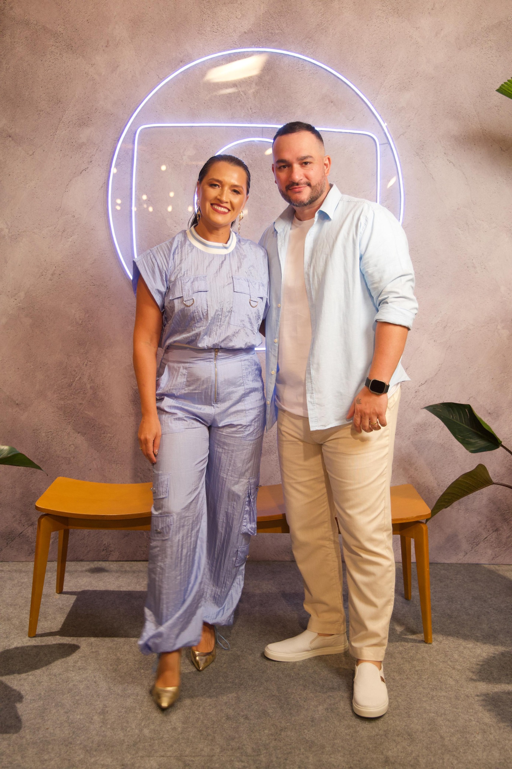 Ana Thais Matos e o marido Rafael Falanga - Foto: Globo / Beatriz Damy