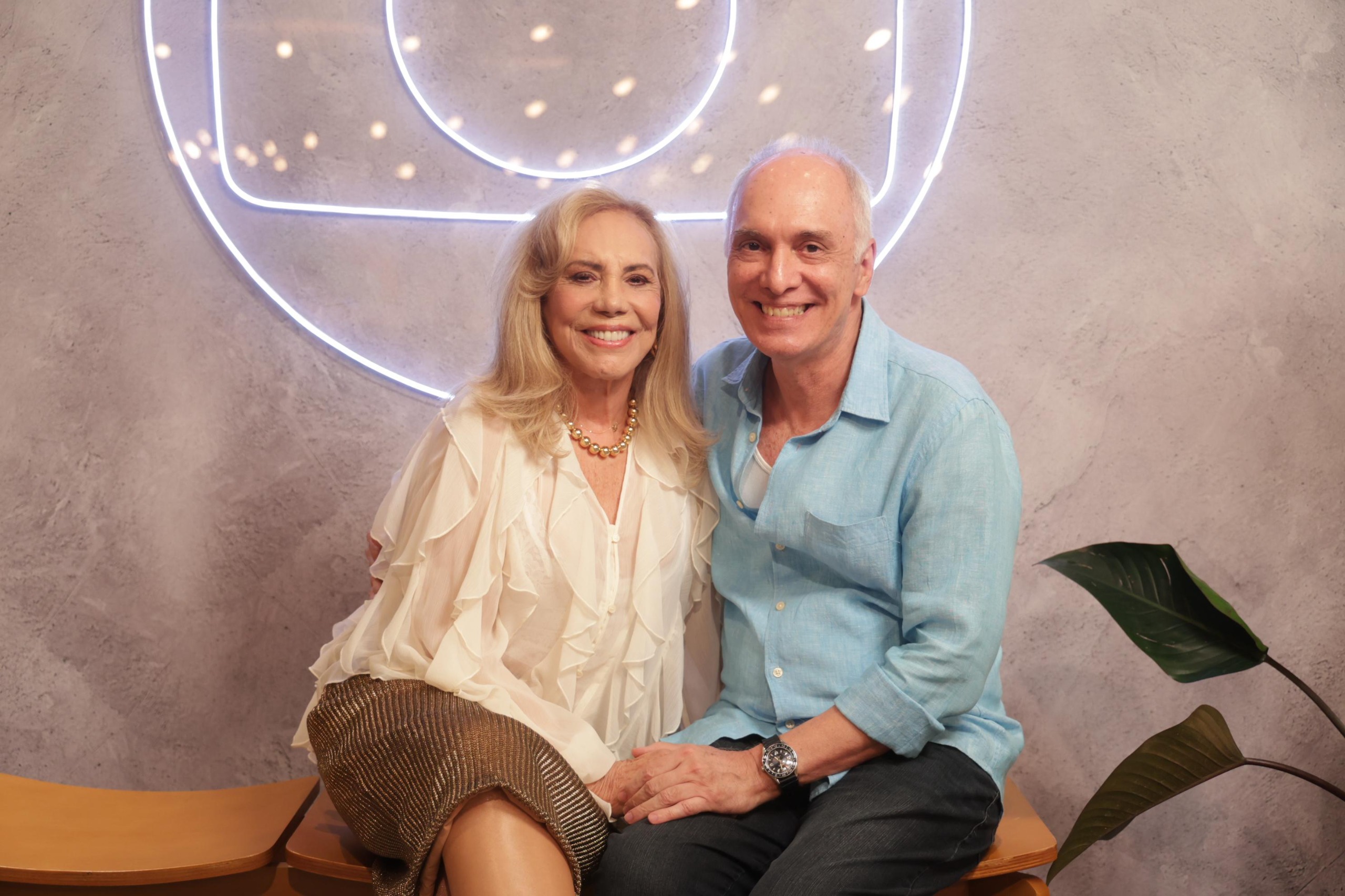 Arlete Salles com o filho Alexandre - Foto: Globo / Beatriz Damy