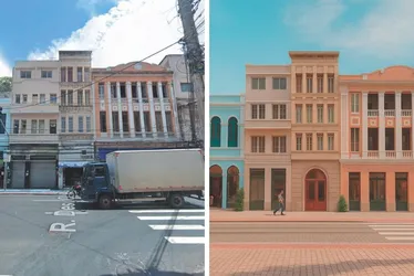 Imagem ilustrativa da imagem Arquitetos sugerem novo visual para as ruas do Centro de Vitória