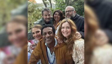 Atriz de Etâ Mundo Melhor comemora cura de câncer em festa com famosos Viva a vida