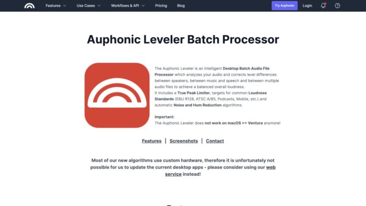 Auphonic Leveler