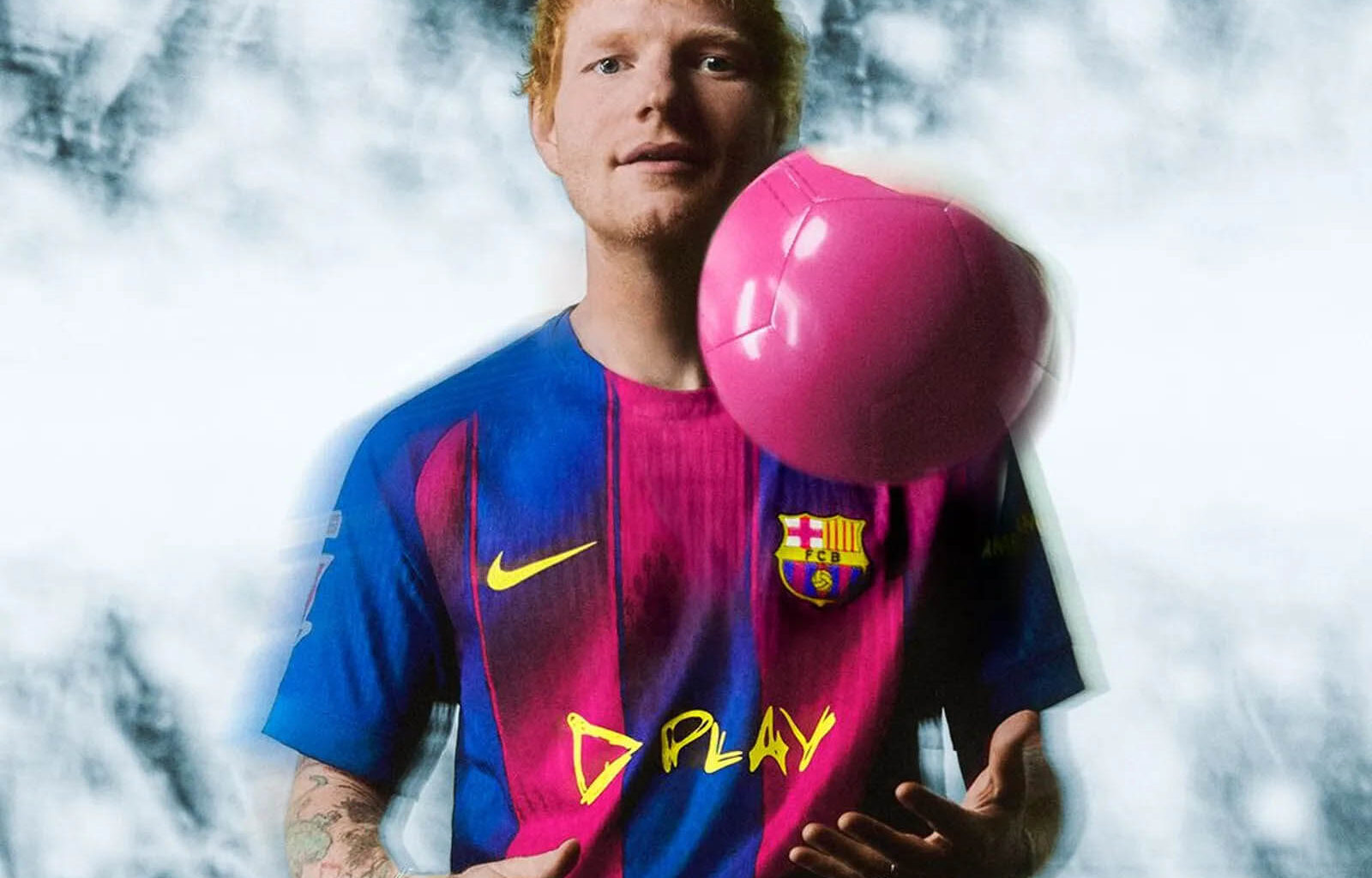 Ed Sheeran e Barcelona se unem em novo capítulo da parceria com o Spotify » Mantos do Futebol