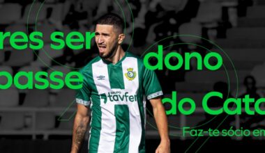 Vitória FC inova e lança campanha para sócios que poderão beneficiar de uma venda futura de Catarino: entende o caso
