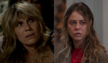 Compare a cena em que Heleninha recebe a notícia da morte de Odete Roitman com a versão original de Vale Tudo