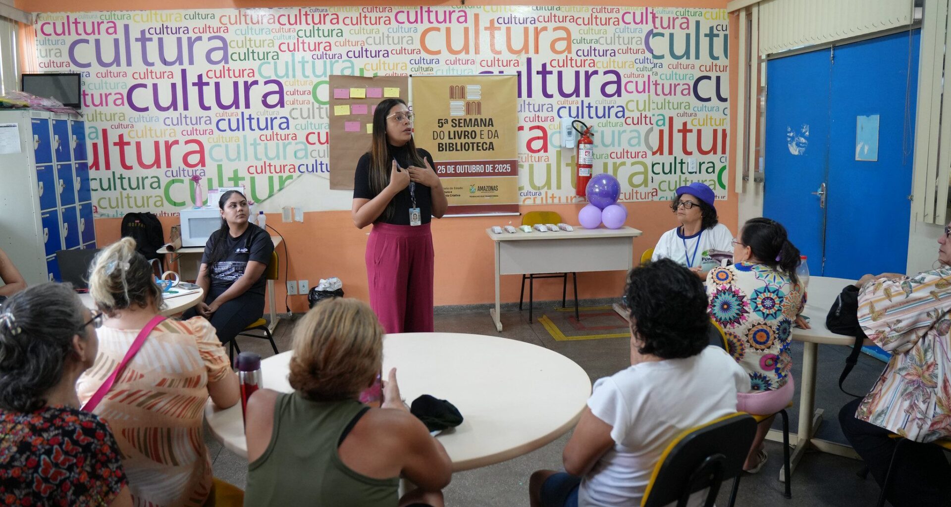 Memória e afeto guiam sarau literária com idosos na 5ª Semana do Livro e da Biblioteca