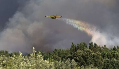 Fogo na Póvoa de Lanhoso está a ser combatido por 8 meios aéreos