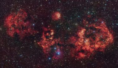'Morcego cósmico' é flagrado em nebulosa a 10 mil anos-luz em pleno Halloween