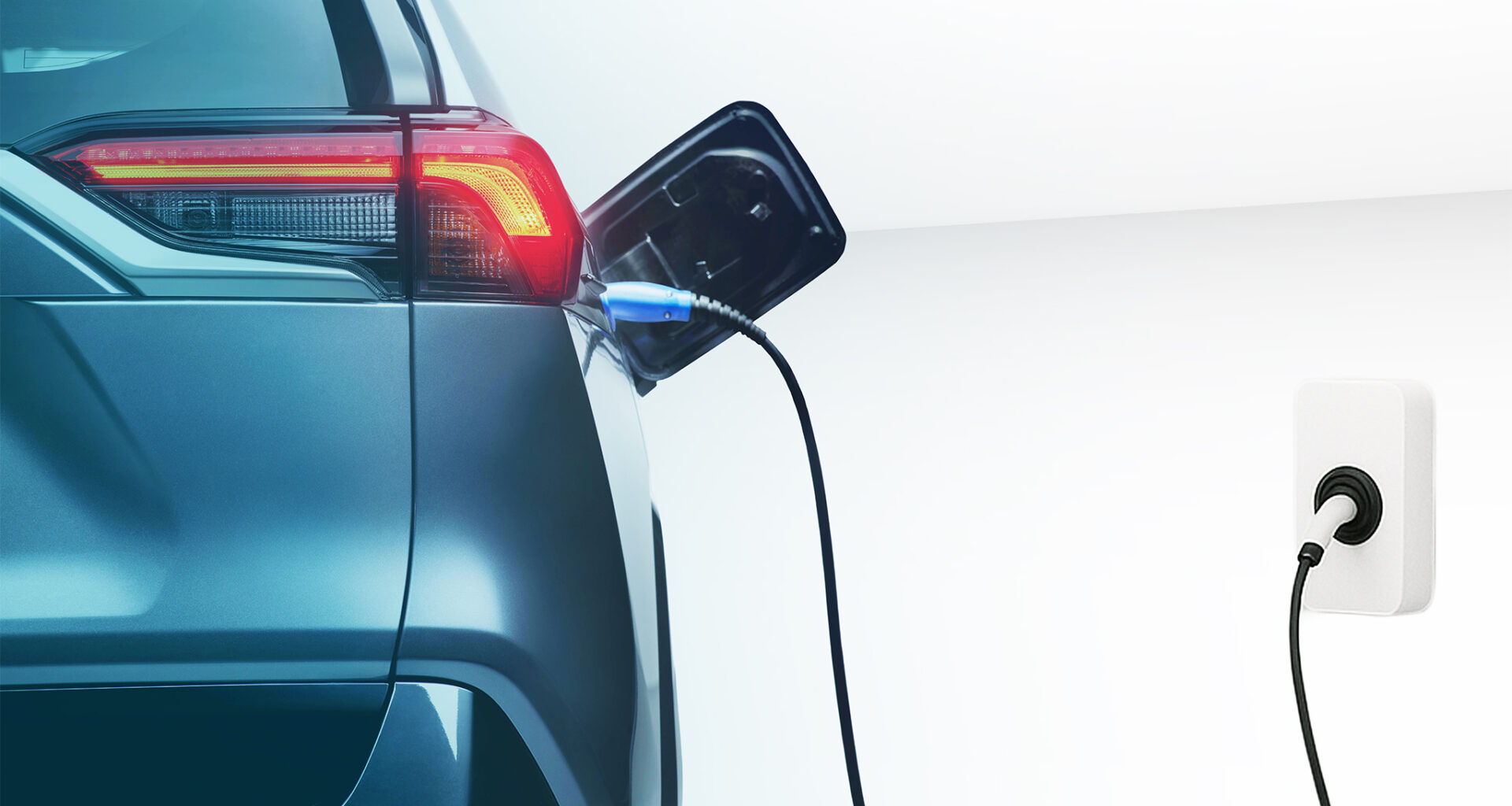 híbrido plug-in a ser carregado