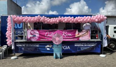 População de Lagarto é beneficiada com Unidade Móvel de Saúde e serviços gratuitos voltados à saúde da mulher