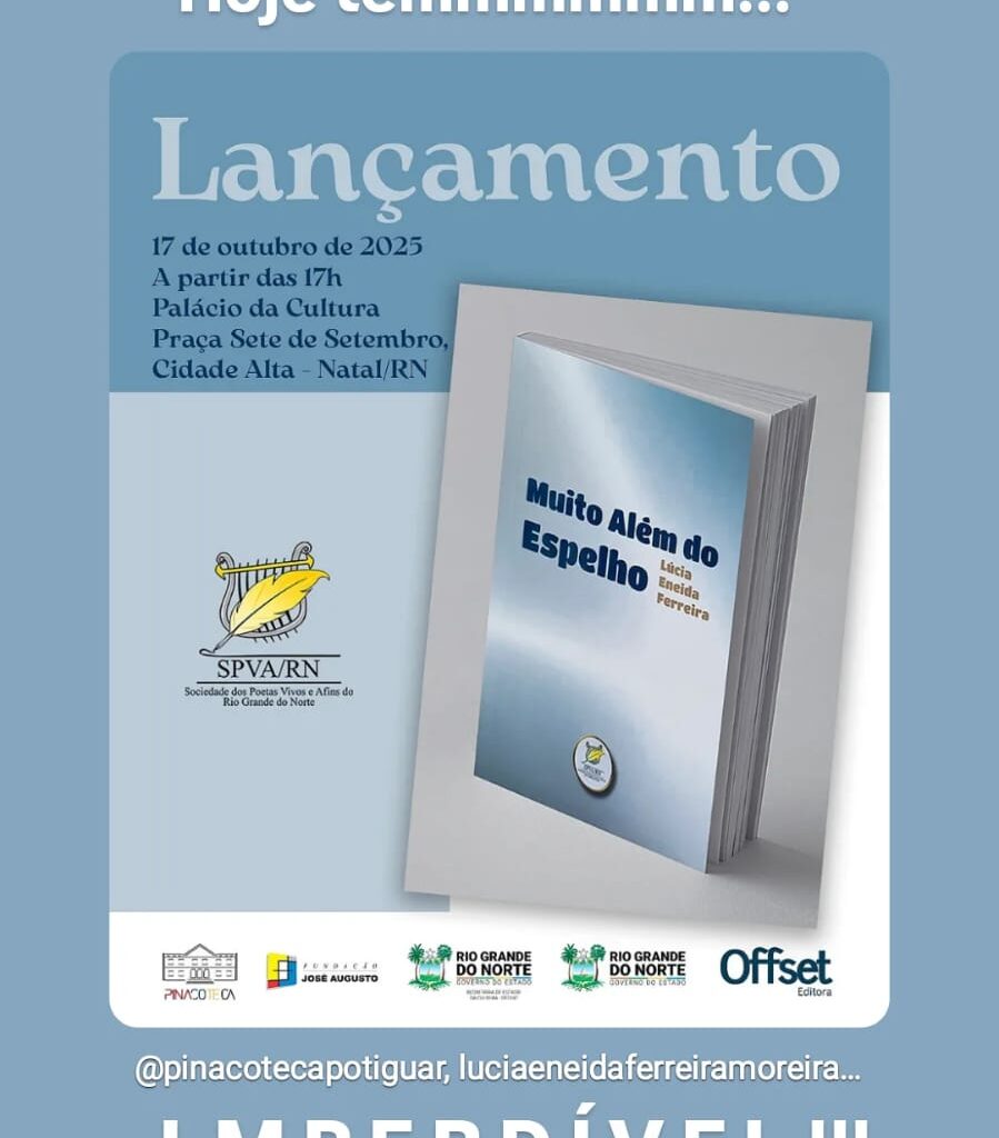 Lúcia Eneida lança livro “Muito além do Espelho”