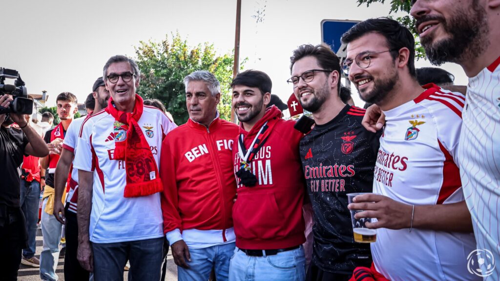João Noronha Lopes e adeptos do Benfica