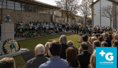 “A tua terra não te esquece”: Azurém homenageia José Lobo com escultura e praceta em seu nome