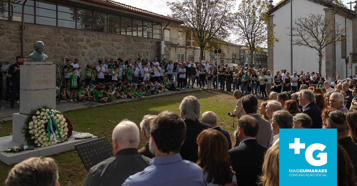 “A tua terra não te esquece”: Azurém homenageia José Lobo com escultura e praceta em seu nome
