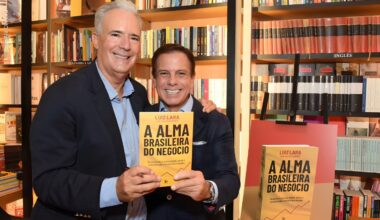 Luiz Lara lança livro “A alma brasileira do negócio” com presença de João Doria em São Paulo