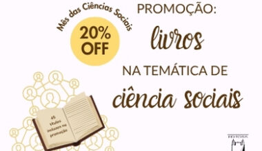 Mês das Ciências Sociais: 20% de desconto em livros selecionados da Editora Fiocruz