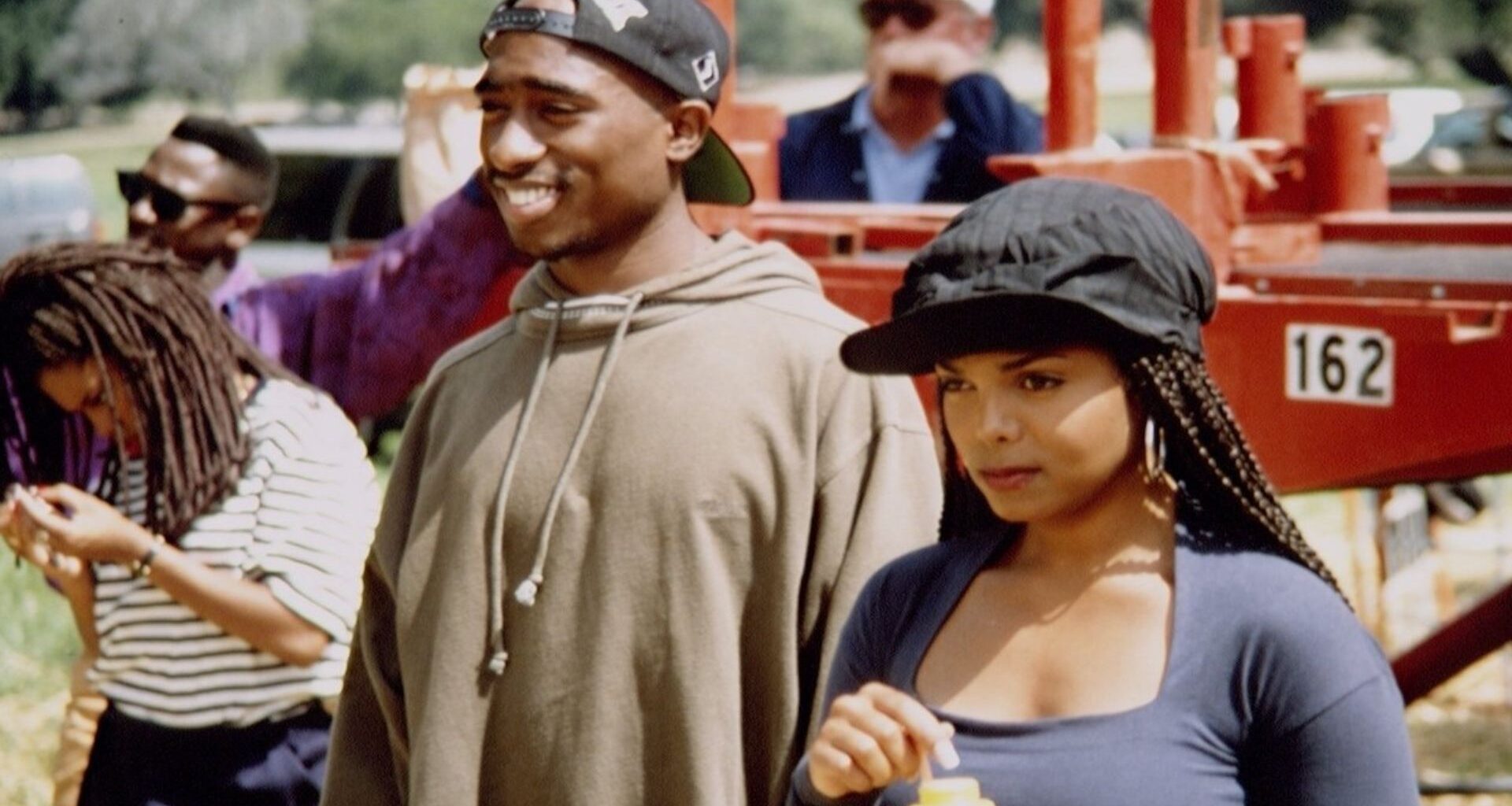Tupac e Janet Jackson em Sem Medo no Coração (Foto: Divulgação)