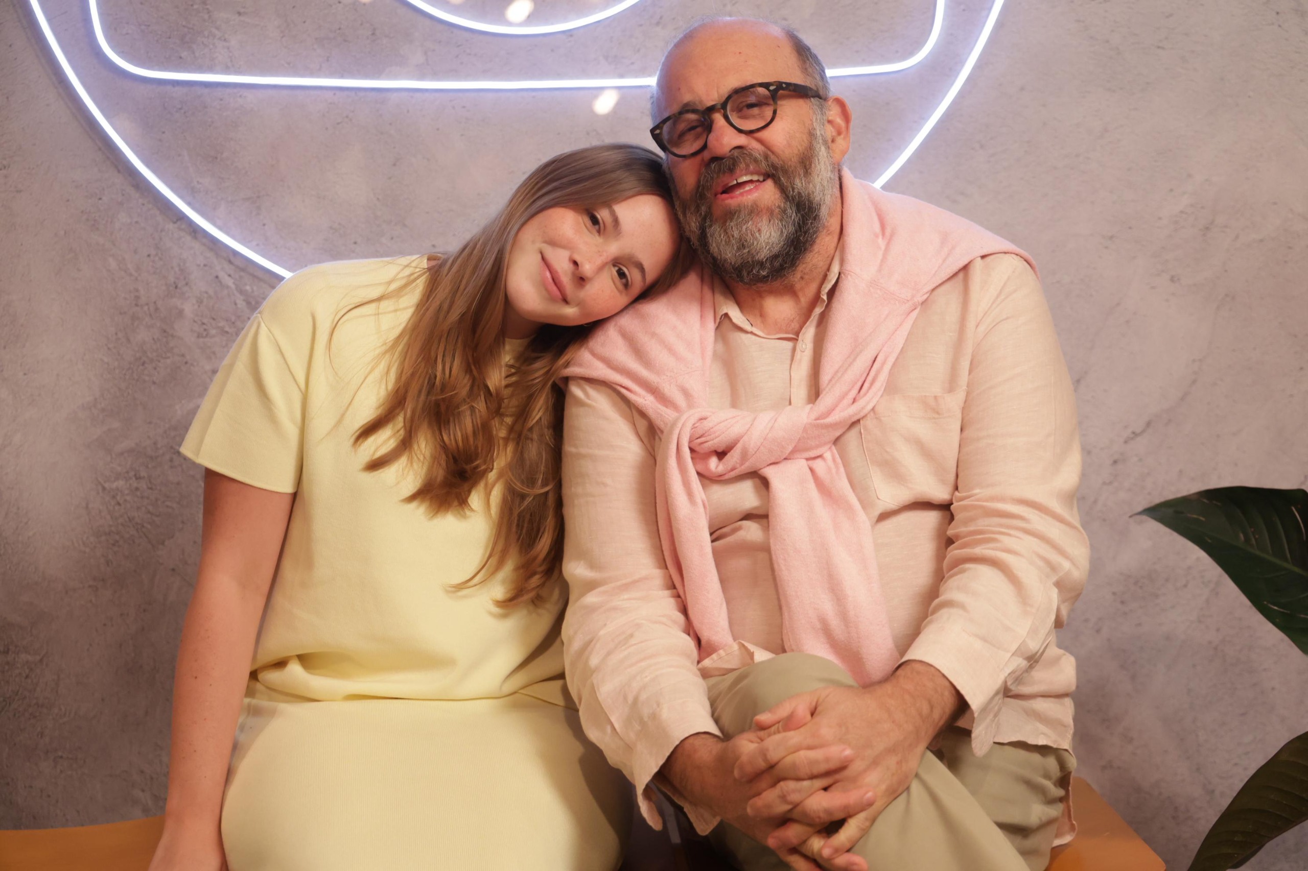 Otavio Muller e filha Clara - Foto: Globo / Beatriz Damy