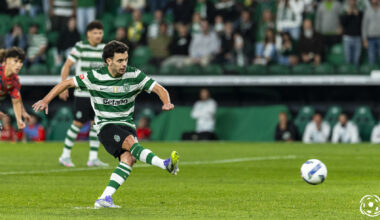 Pedro Gonçalves prepara-se para mudar de posição no próximo jogo do Sporting