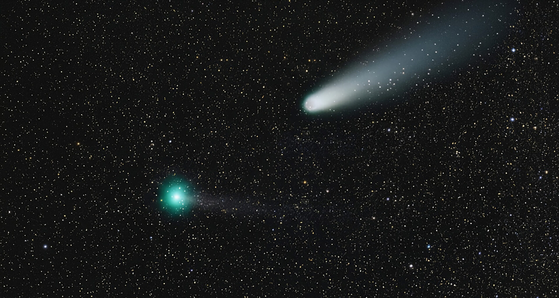 Assista ao vivo a dois cometas cruzando o céu no mesmo dia