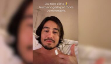 Tiago Iorc atualiza quadro de saúde após ser internado às pressas 50% menos de dor