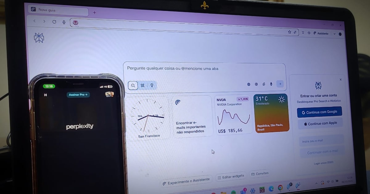 Ainda usa o Chrome? Conheça o Comet, novo navegador com IA lançado pela Perplexity
