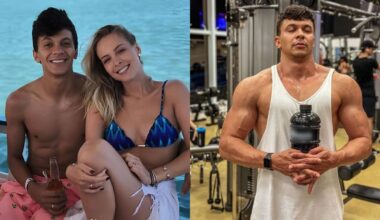 Júlio Cocielo antes e depois do relacionamento com Tata Estaniecki (Foto: Redes sociais, Reprodução)