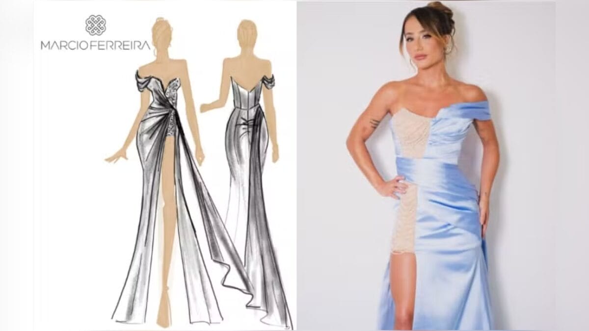 Vestido de Bruna Griphao no casamento de Lexa 