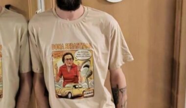 Camisetas com estampa da atriz potiguar Tânia Maria ganham as redes e se esgotam
