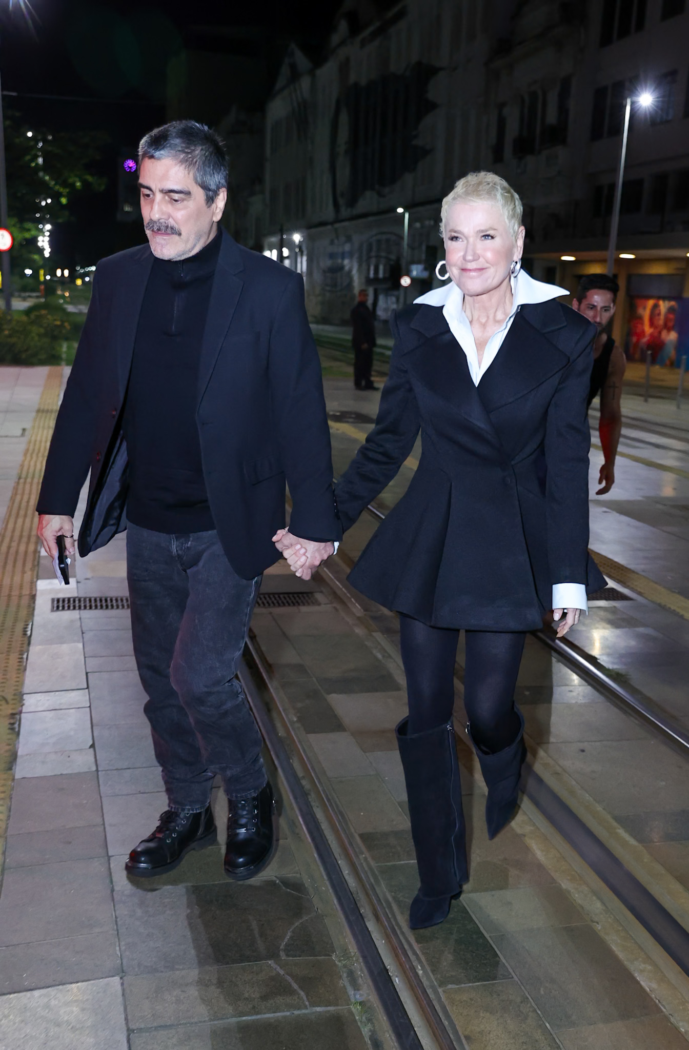 Junno Andrade e Xuxa Meneghel - Foto: Anderson Bordê /AgNews